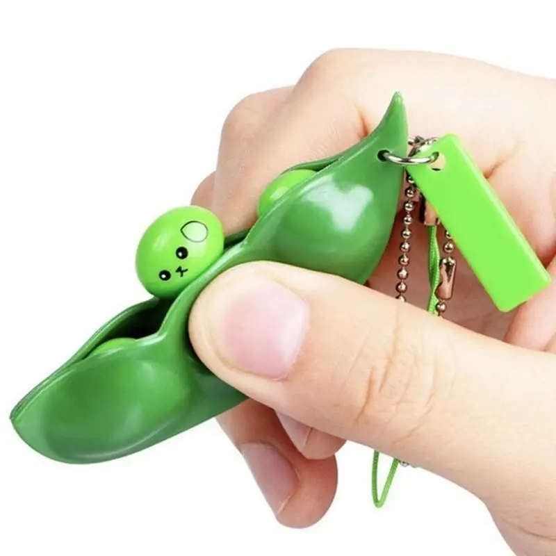 Pea Pod Pop It Fidget Toy Push Bubble Sensory Special Needs Stress Popper