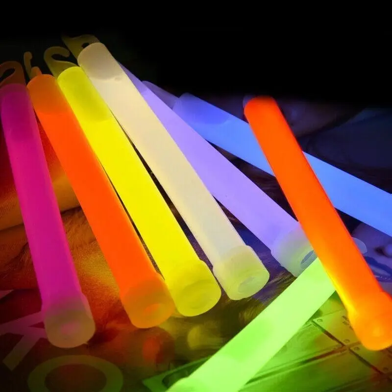 50 X 6 Inch Mixed Glow Sticks Party Rave Light Disco Glow In Dark