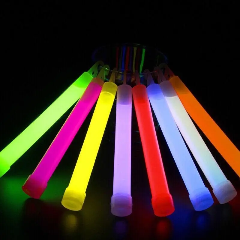 50 X 6 Inch Mixed Glow Sticks Party Rave Light Disco Glow In Dark