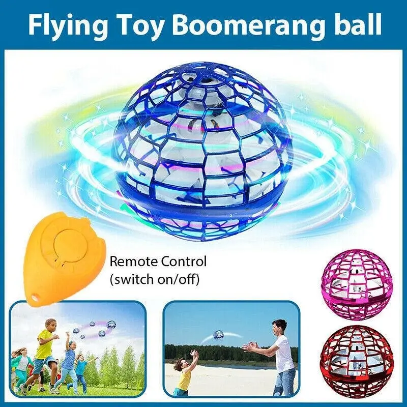 Mini Hand Ufo Drone Flying Ball For Kids Toys Helicopter Hover Quadcopter Gift