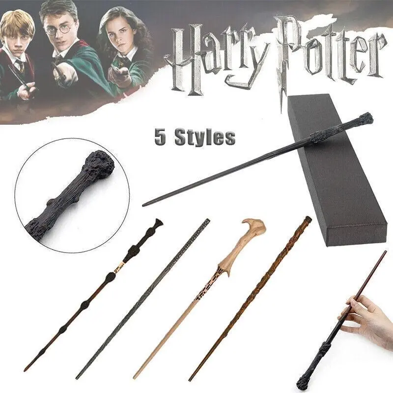 Harry Potter Magic Wand Hermione Voldemort Sirius Collection Toy Gift Set Wizard