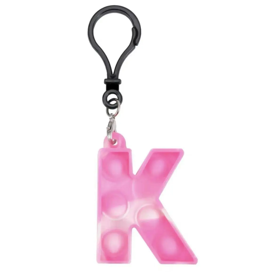 1Pcs Capital Letter Pop It Key Chain Large Size Fidget Toy Back  To  School  Au