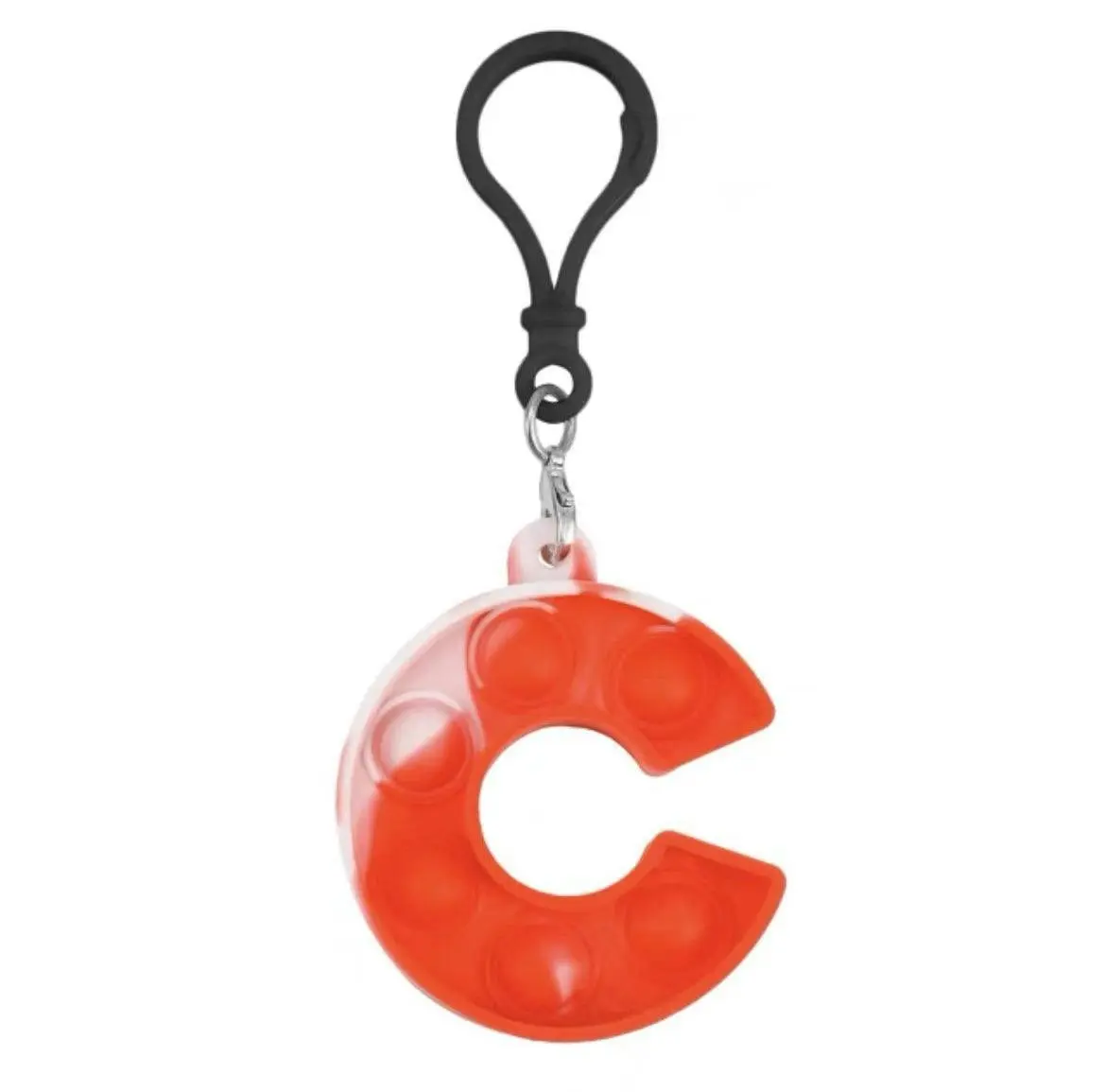 1Pcs Capital Letter Pop It Key Chain Large Size Fidget Toy Back  To  School  Au