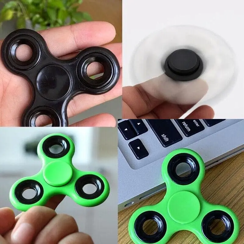 3D Fidget Hand Finger Spinner Edc Focus Stress Reliever Toys For Kids