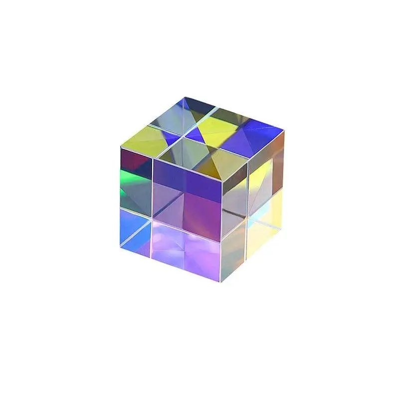 Cmy Optical Glass Defective Cube Prism Cross Dichroic Rgb Dispersion Six-Sided U