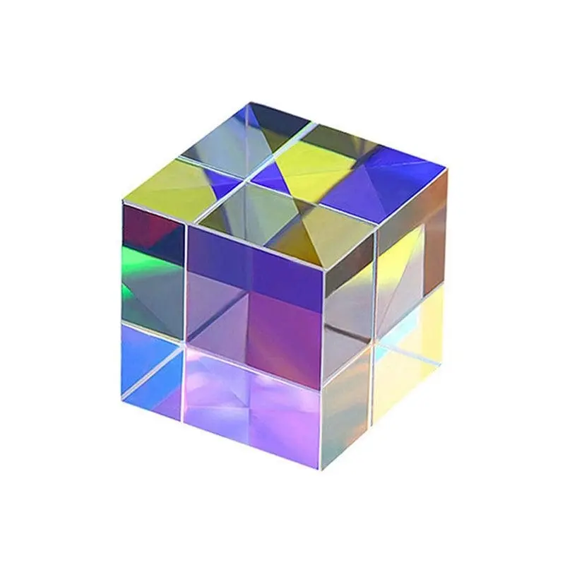 Cmy Optical Glass Defective Cube Prism Cross Dichroic Rgb Dispersion Six-Sided U