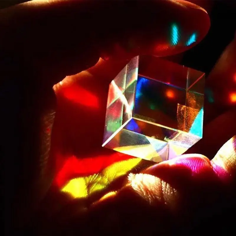 Cmy Optical Glass Defective Cube Prism Cross Dichroic Rgb Dispersion Six-Sided U