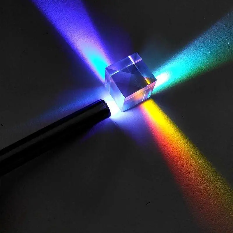 Cmy Optical Glass Defective Cube Prism Cross Dichroic Rgb Dispersion Six-Sided U