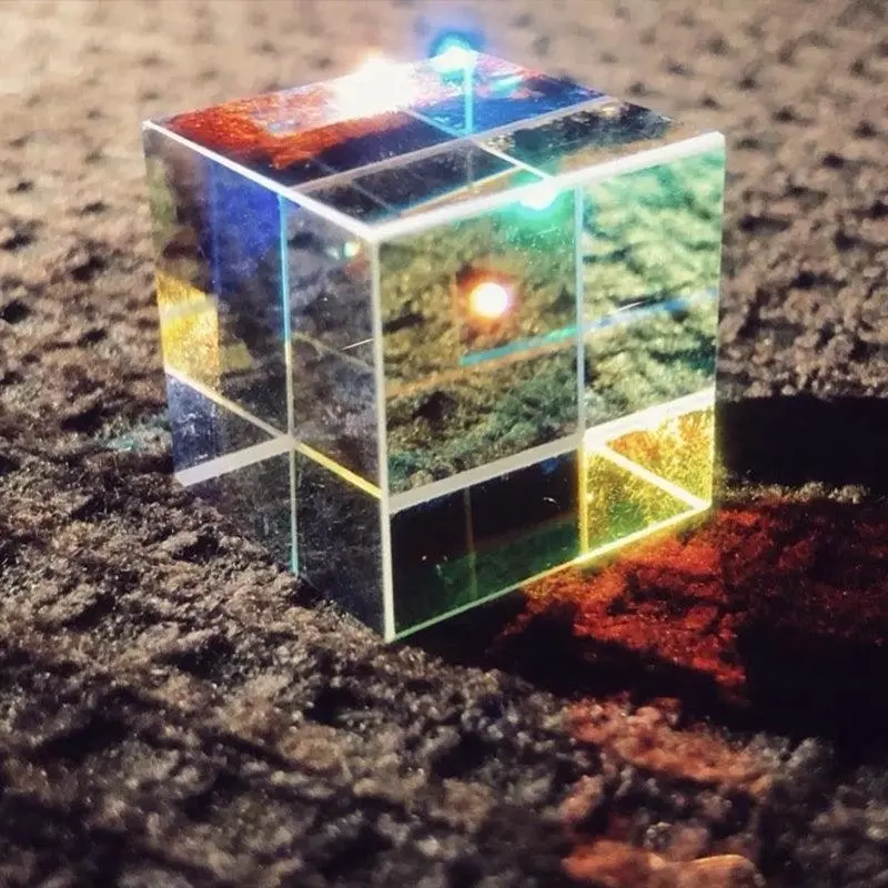 Cmy Optical Glass Defective Cube Prism Cross Dichroic Rgb Dispersion Six-Sided U