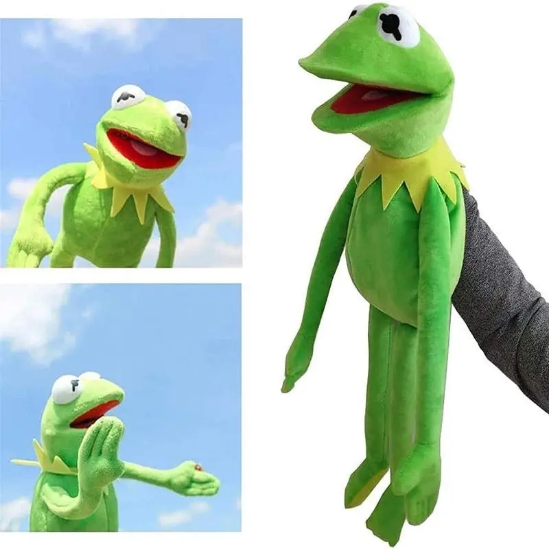 23" Kermit the Frog Hand Puppet Soft Toy Plush Stuffed Doll Kid's Gift Birthday