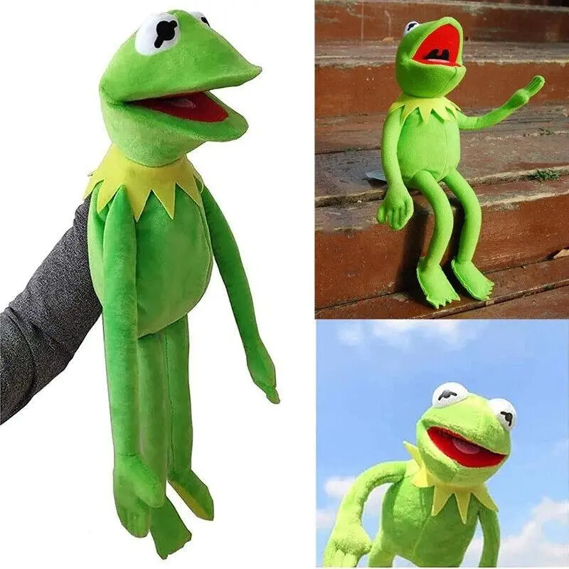 23" Kermit the Frog Hand Puppet Soft Toy Plush Stuffed Doll Kid's Gift Birthday