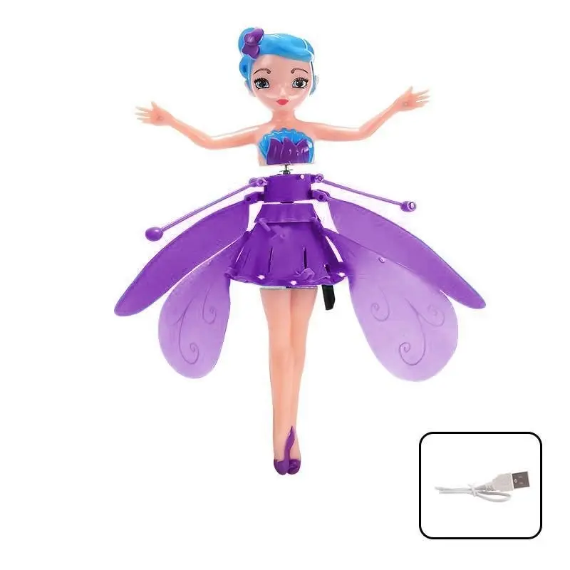 Flying Fairy Princess Doll Infrared Auto Induction Control Kids Toys Girls Gifts