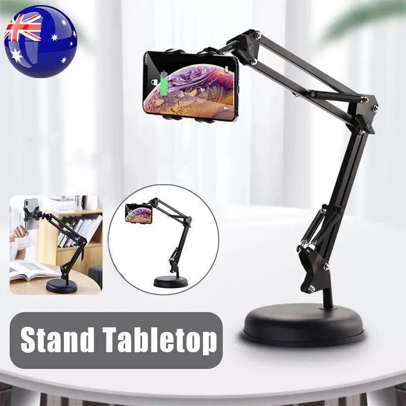 360° Rotating Phone Desk Stand Holder Tabletop Lazy For  Iphone Samsung Au