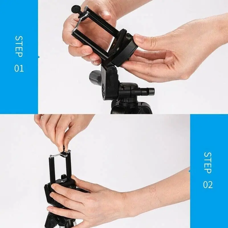 Professional Camera Tripod Stand Mount Phone Holder For Iphone Dslr Travel Au