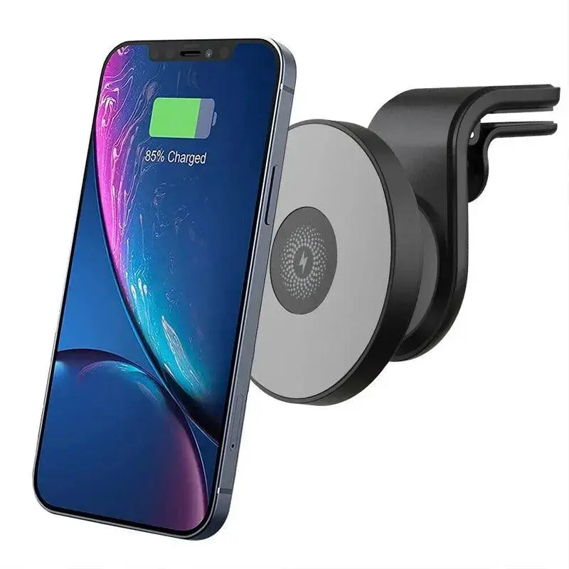 Wireless 15W Magnetic Car Mount Holder Charger For Iphone 13 12 Pro Max Magsafe