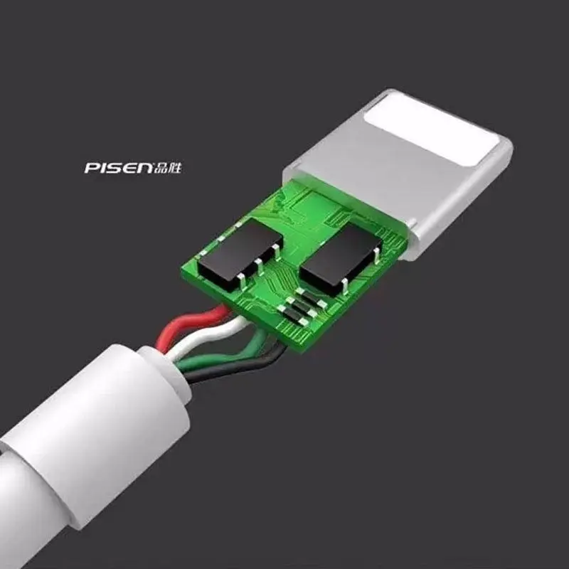 Pisen Usb Fast Charger Data 1/2/3M Cable Compatible For Iphone Ipad 12 11 X Au