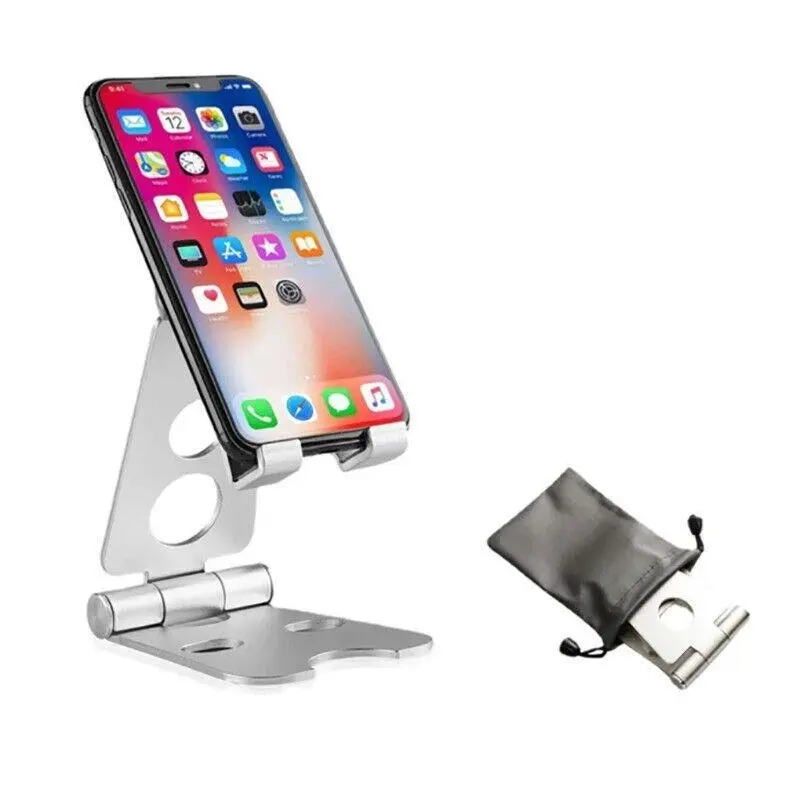 Aluminum Phone Stand Holder Home Office Desk Desktop For Iphone Cellphone Au