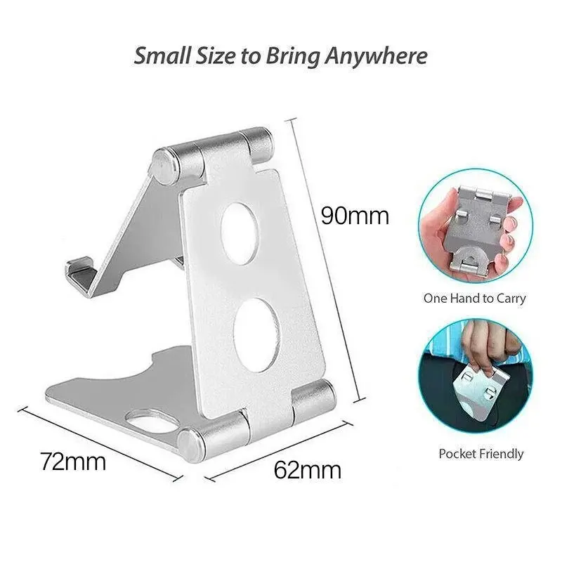 Aluminum Phone Stand Holder Home Office Desk Desktop For Iphone Cellphone Au