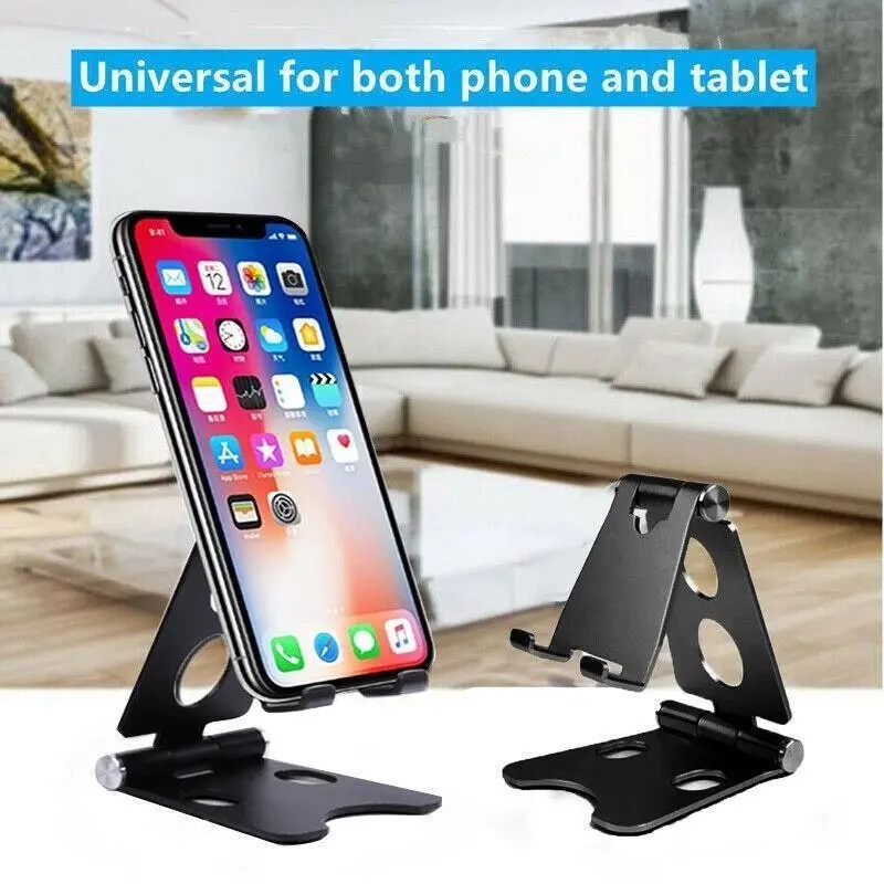 Aluminum Phone Stand Holder Home Office Desk Desktop For Iphone Cellphone Au