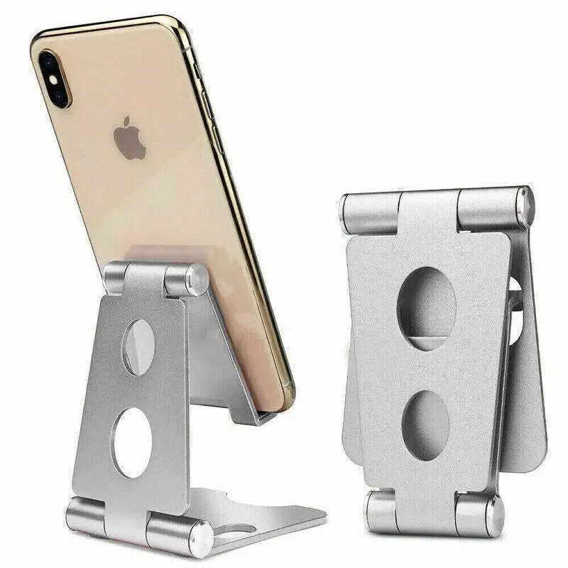 Aluminum Phone Stand Holder Home Office Desk Desktop For Iphone Cellphone Au