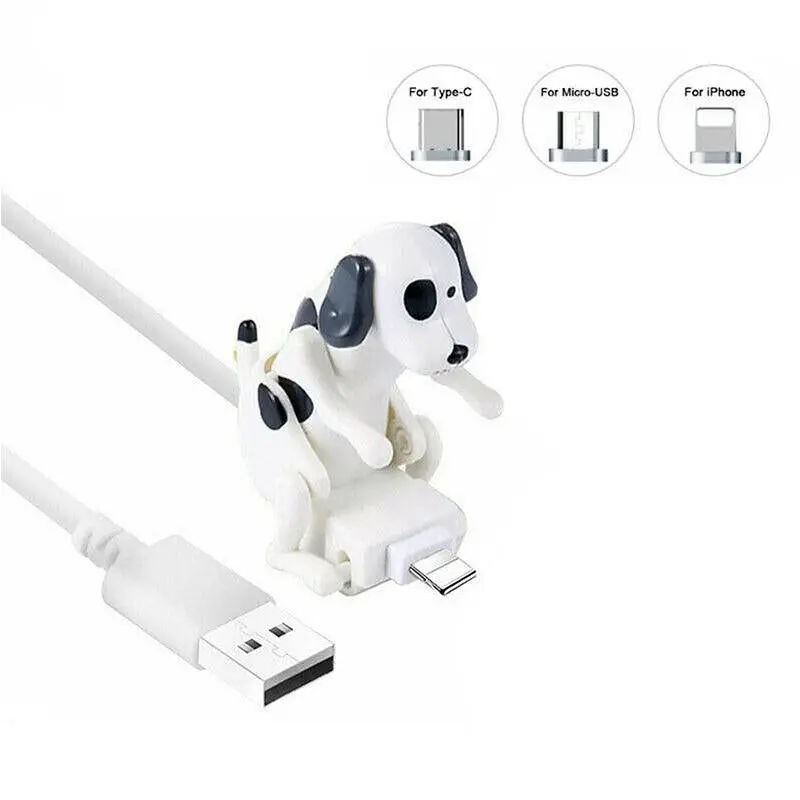 Cute Funny Humping Dog Fast Charger Cable For Micro-USB Charging