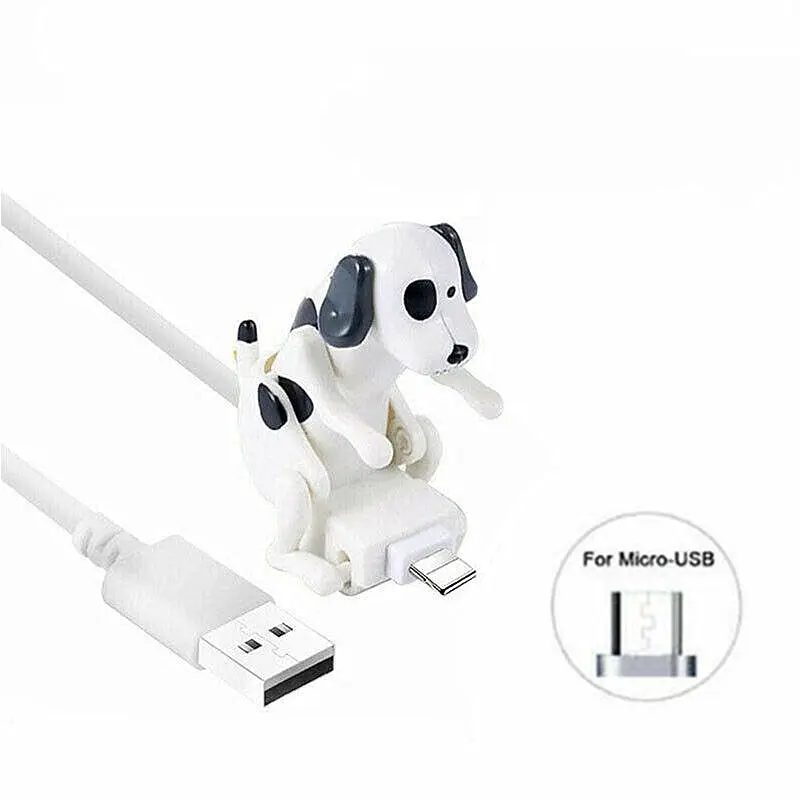 Cute Funny Humping Dog Fast Charger Cable For Micro-USB Charging