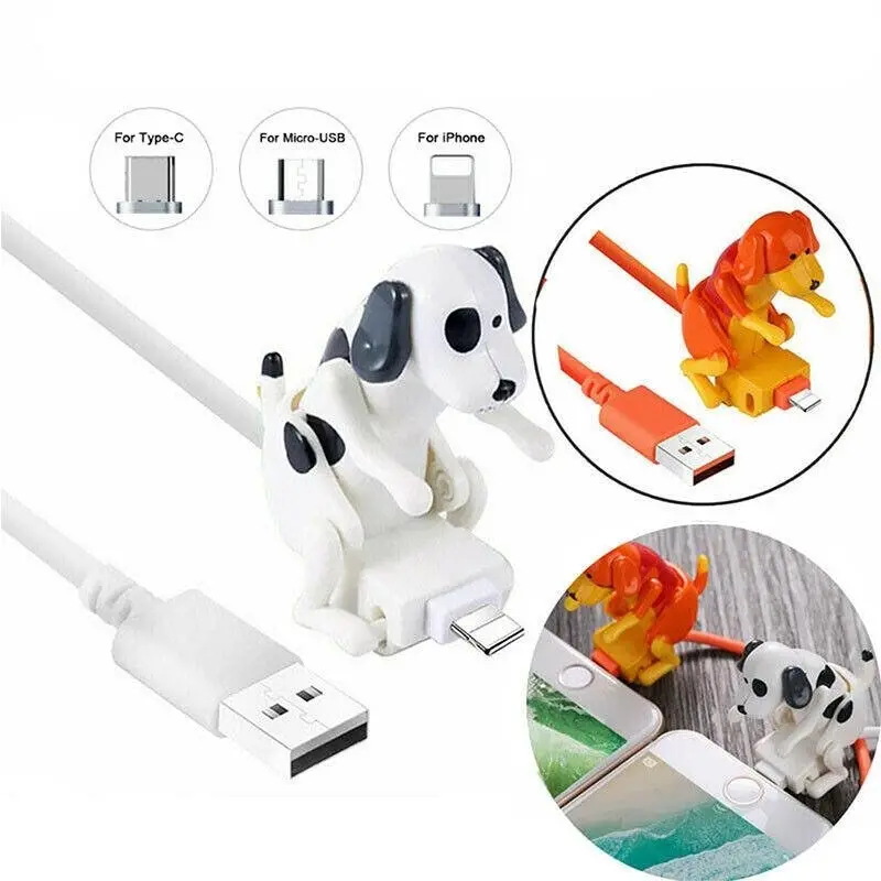 Cute Funny Humping Dog Fast Charger Cable For Micro-USB Charging