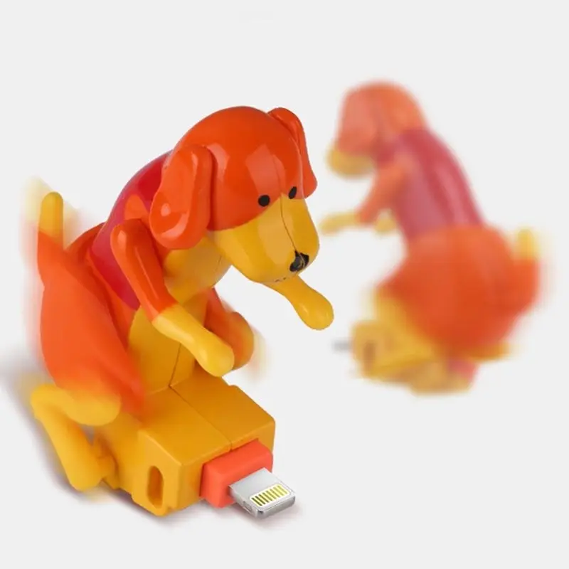 Cute Funny Humping Dog Fast Charger Cable For Micro-USB Charging