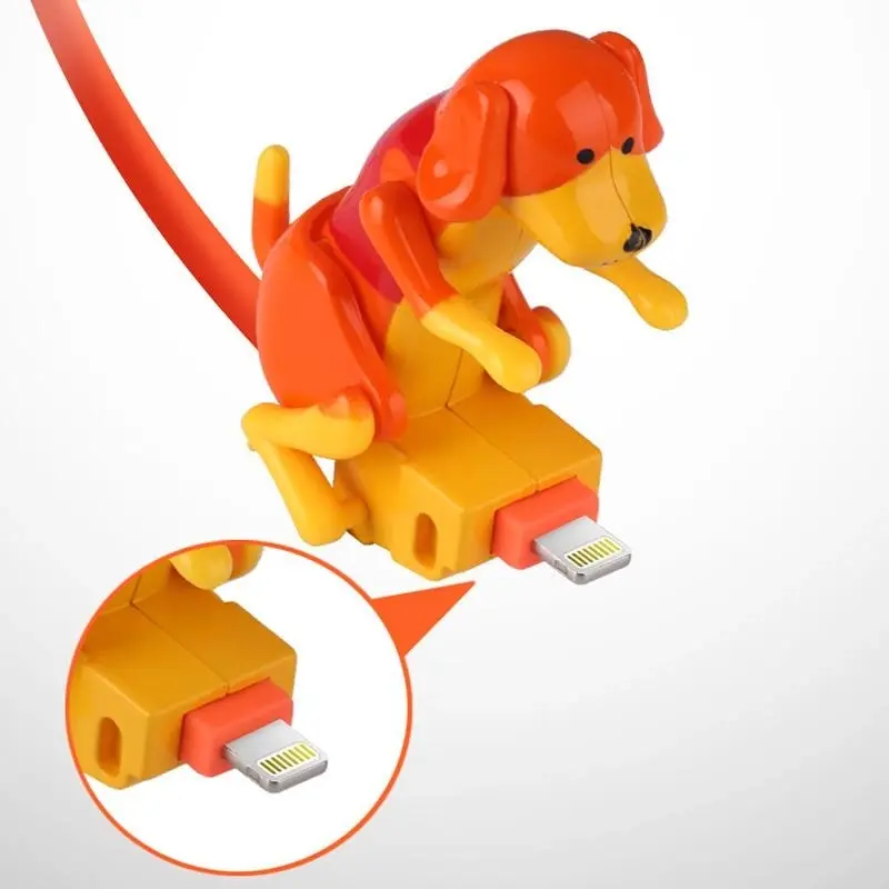 Cute Funny Humping Dog Fast Charger Cable For Micro-USB Charging