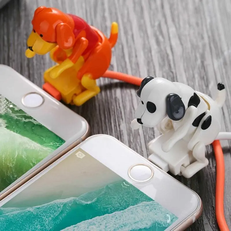 Cute Funny Humping Dog Fast Charger Cable For Micro-USB Charging