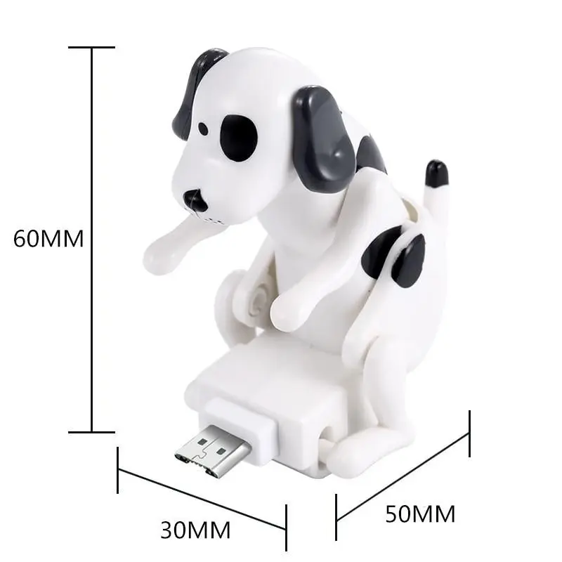 Cute Funny Humping Dog Fast Charger Cable For Micro-USB Charging