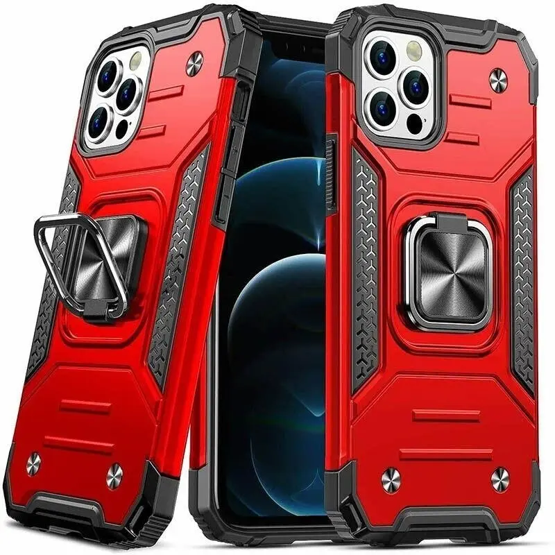 Shockproof Ring Case For iPhone 14 Pro  Blue/Black/Red