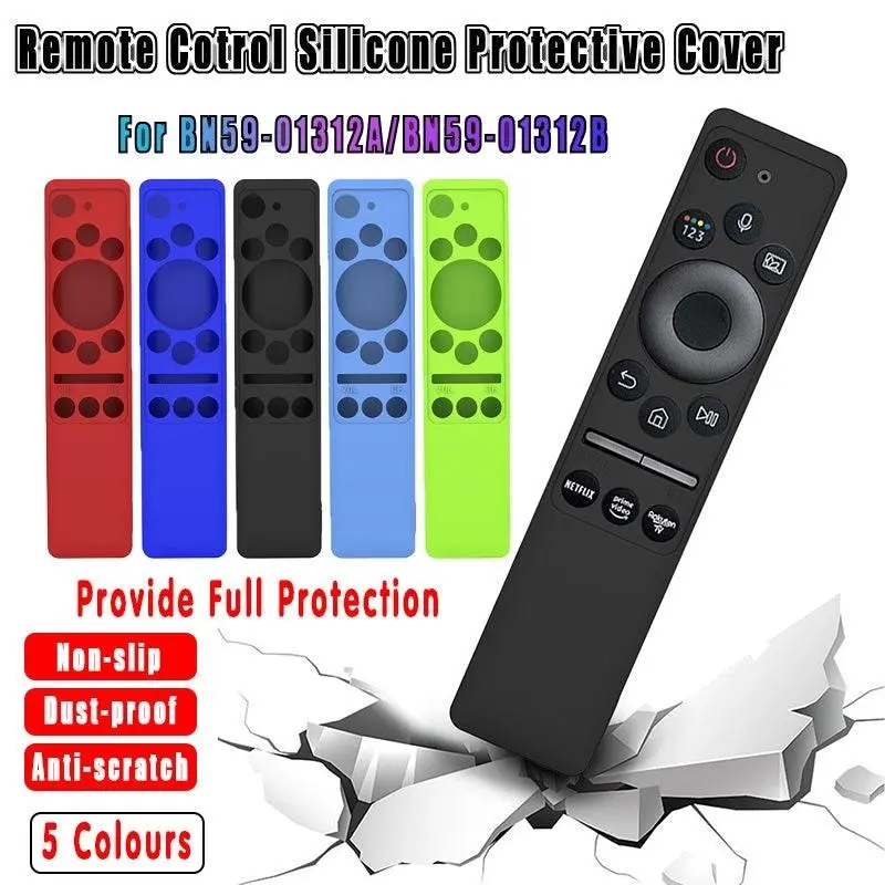 New Remote Control Cover Silicone Case For Samsung Smart Tv Bn59-01312A/01312B