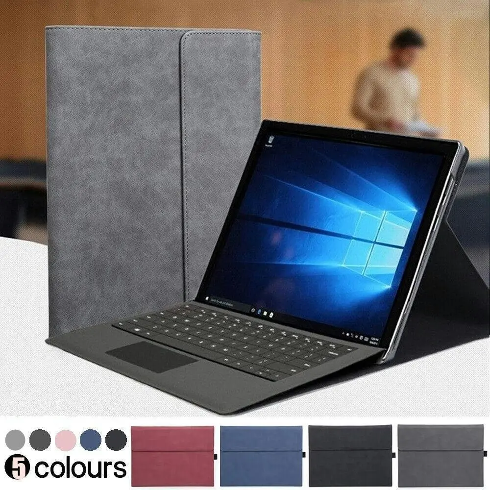 Premium Leather Case Cover Protector for Microsoft Surface Pro X