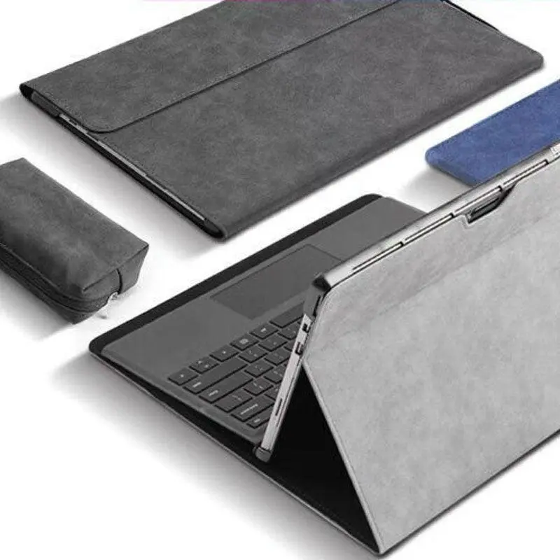 Premium Leather Case Cover Protector for Microsoft Surface Pro X