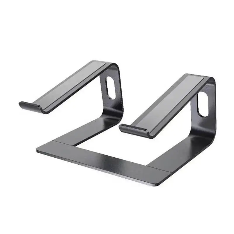 Portable Aluminium Laptop Stand Tray Holder Cooling Riser For 11”-15.4” Macbook