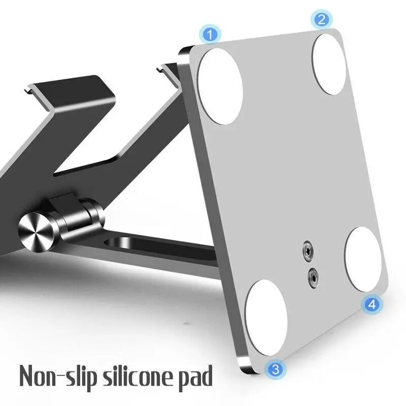 Aluminum Alloy Tablet Phone Holder Desk Stand Bracket Foldable For Ipad Pro 12.9