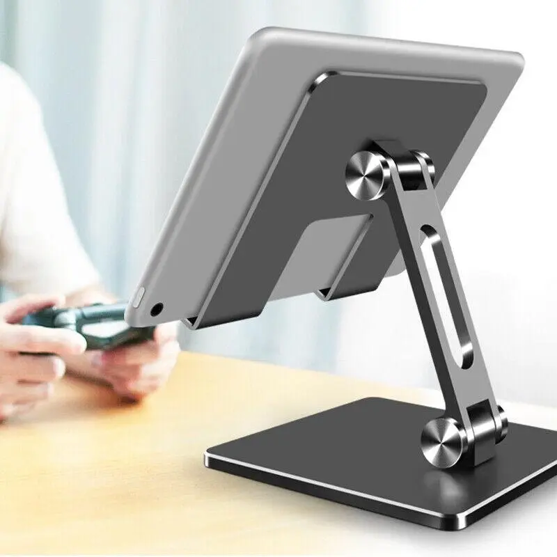 Aluminum Alloy Tablet Phone Holder Desk Stand Bracket Foldable For Ipad Pro 12.9