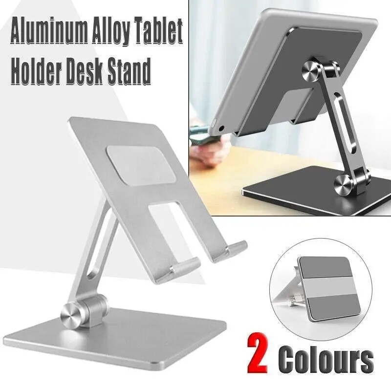 Aluminum Alloy Tablet Phone Holder Desk Stand Bracket Foldable For Ipad Pro 12.9