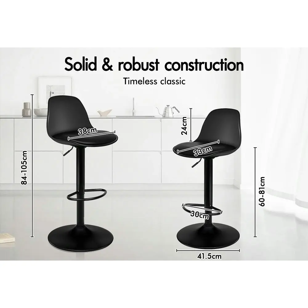 Alfordson Bar Stools Black X4