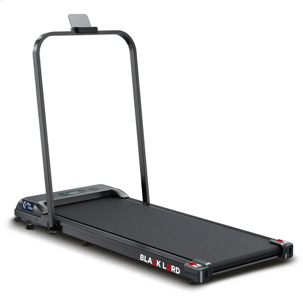 Black Lord Treadmill Electric Walking Pad Home Fitness Foldable w/ Smart Watch