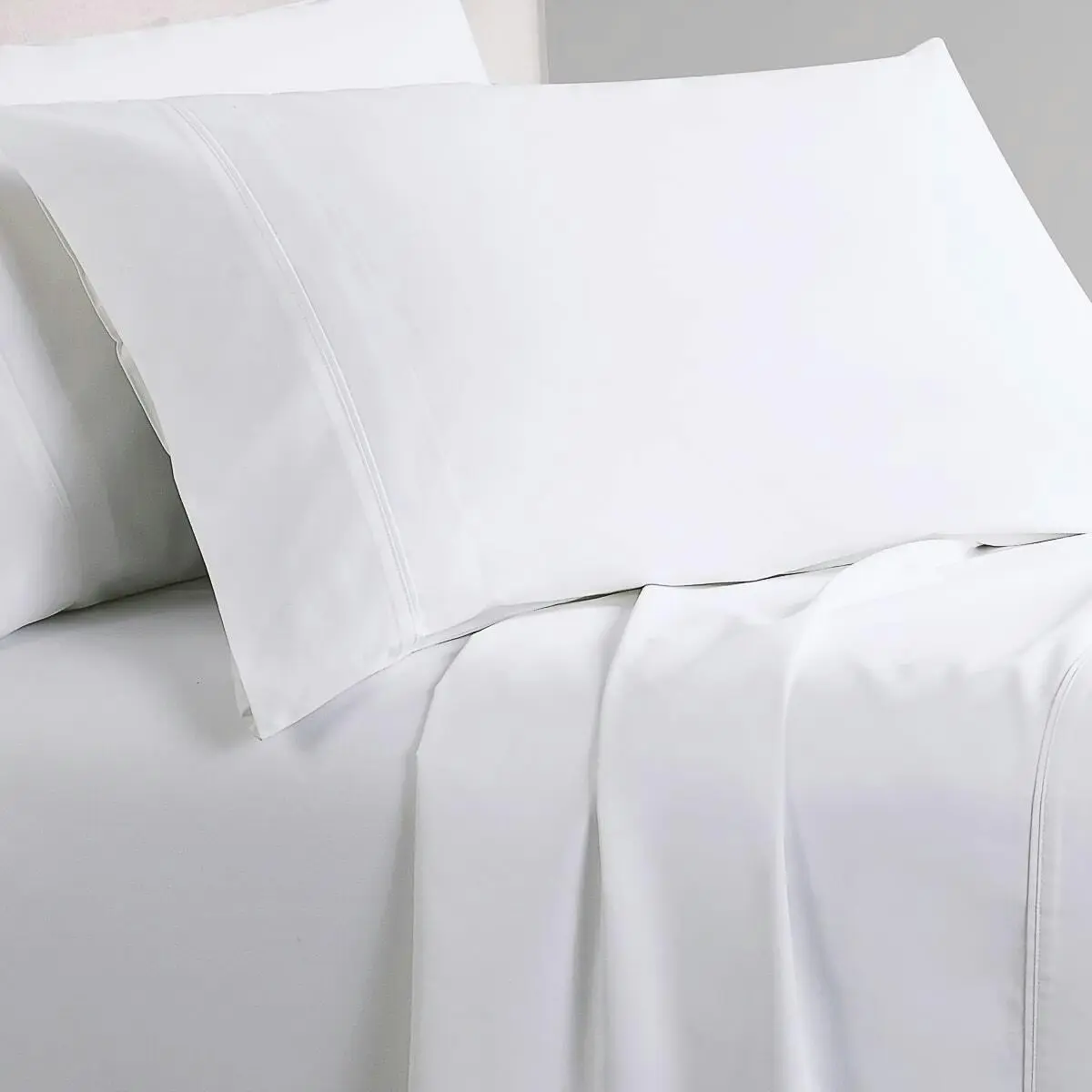 1000TC Cotton Rich Sheet Set White King