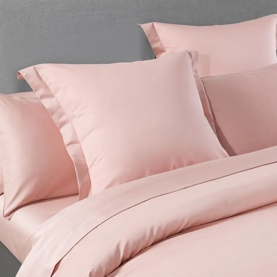 Soho 1000TC Cotton Fitted Sheet Blush Queen Bed Extra Depth