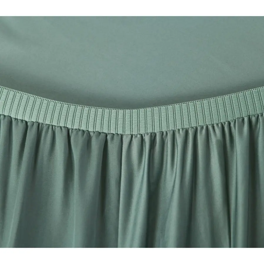 Soho 1000TC Cotton Fitted Sheet Forest Green King Bed Extra Depth