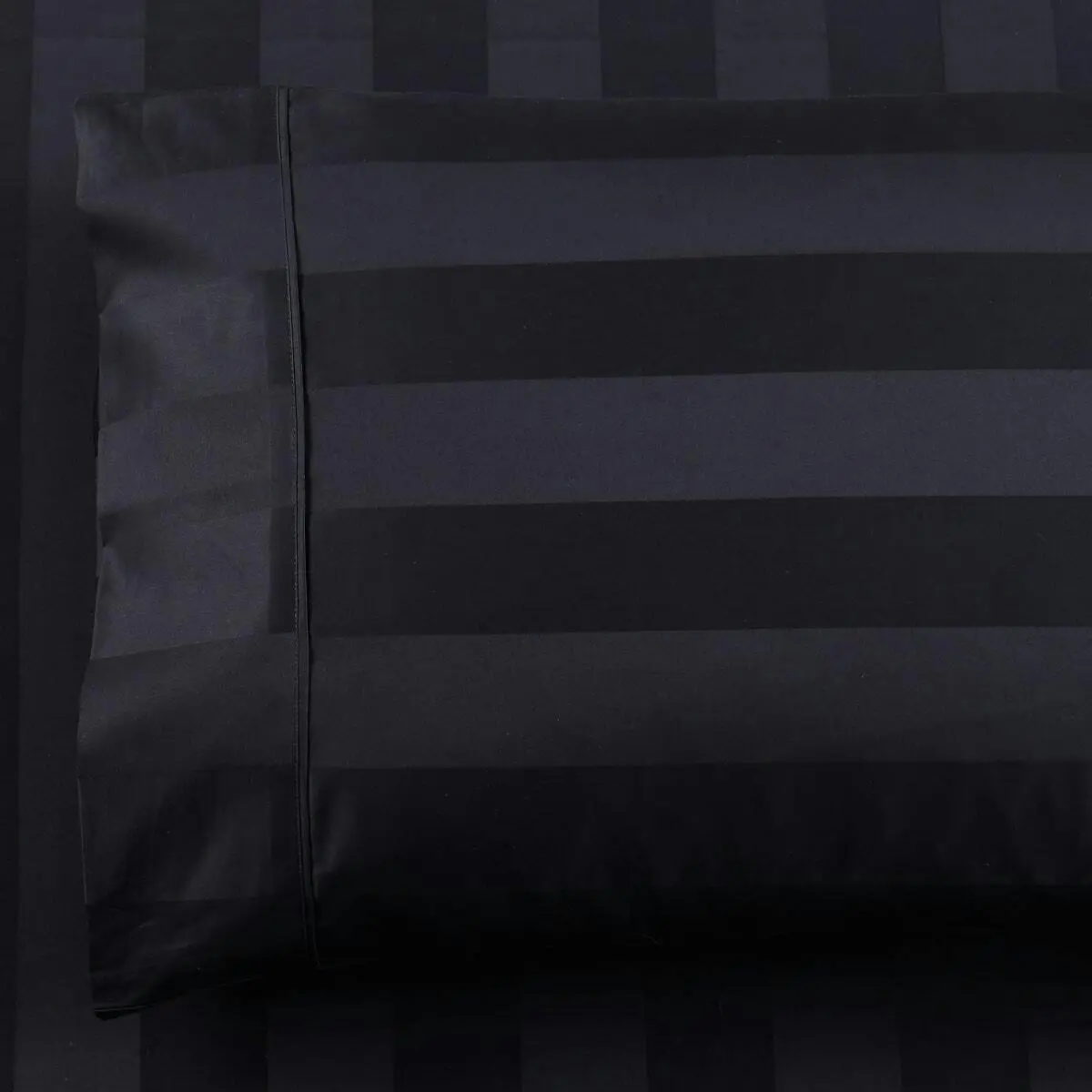 Bespoke 1200TC Sheet Set Black King Bed Extra Depth