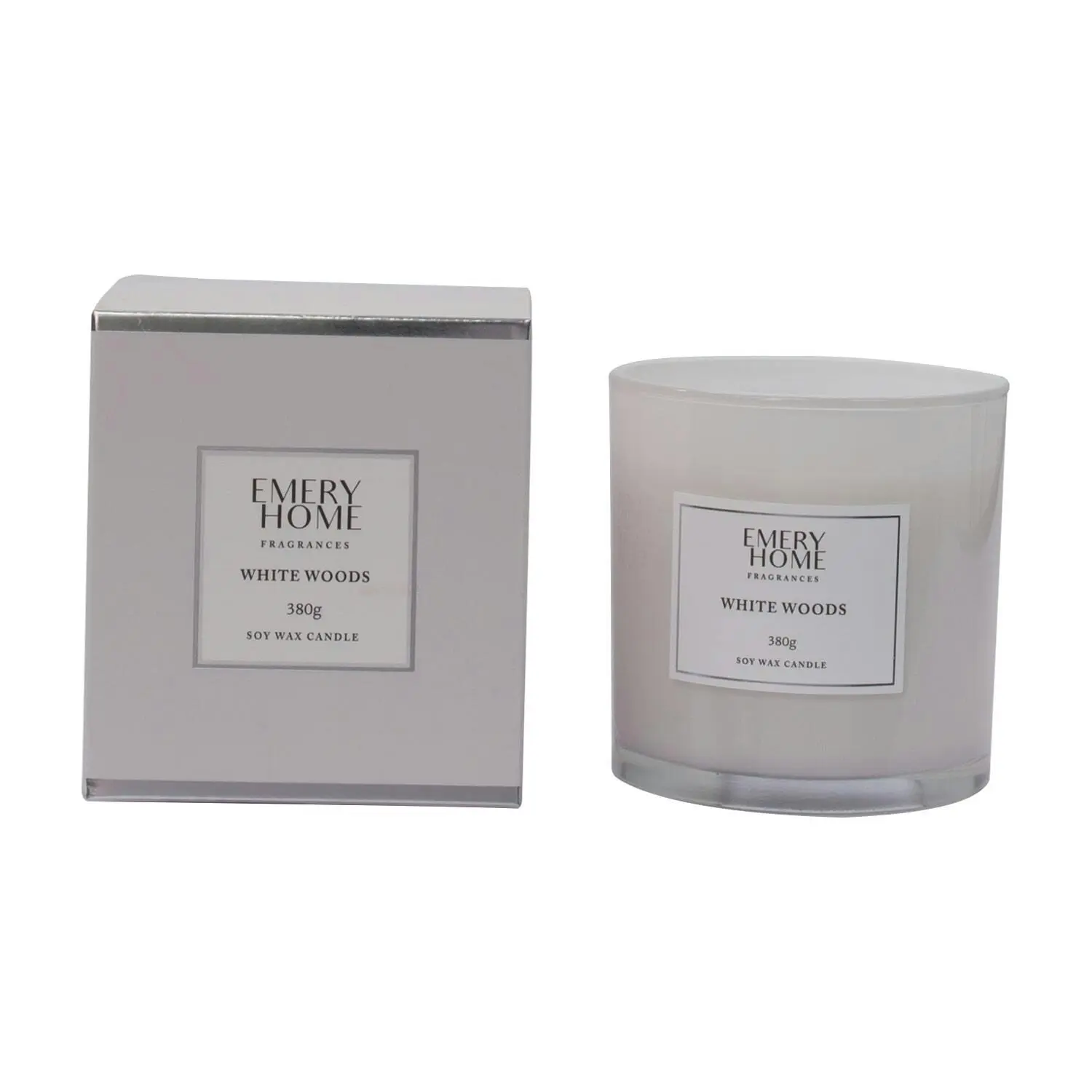 Soy Wax Candle - White Woods