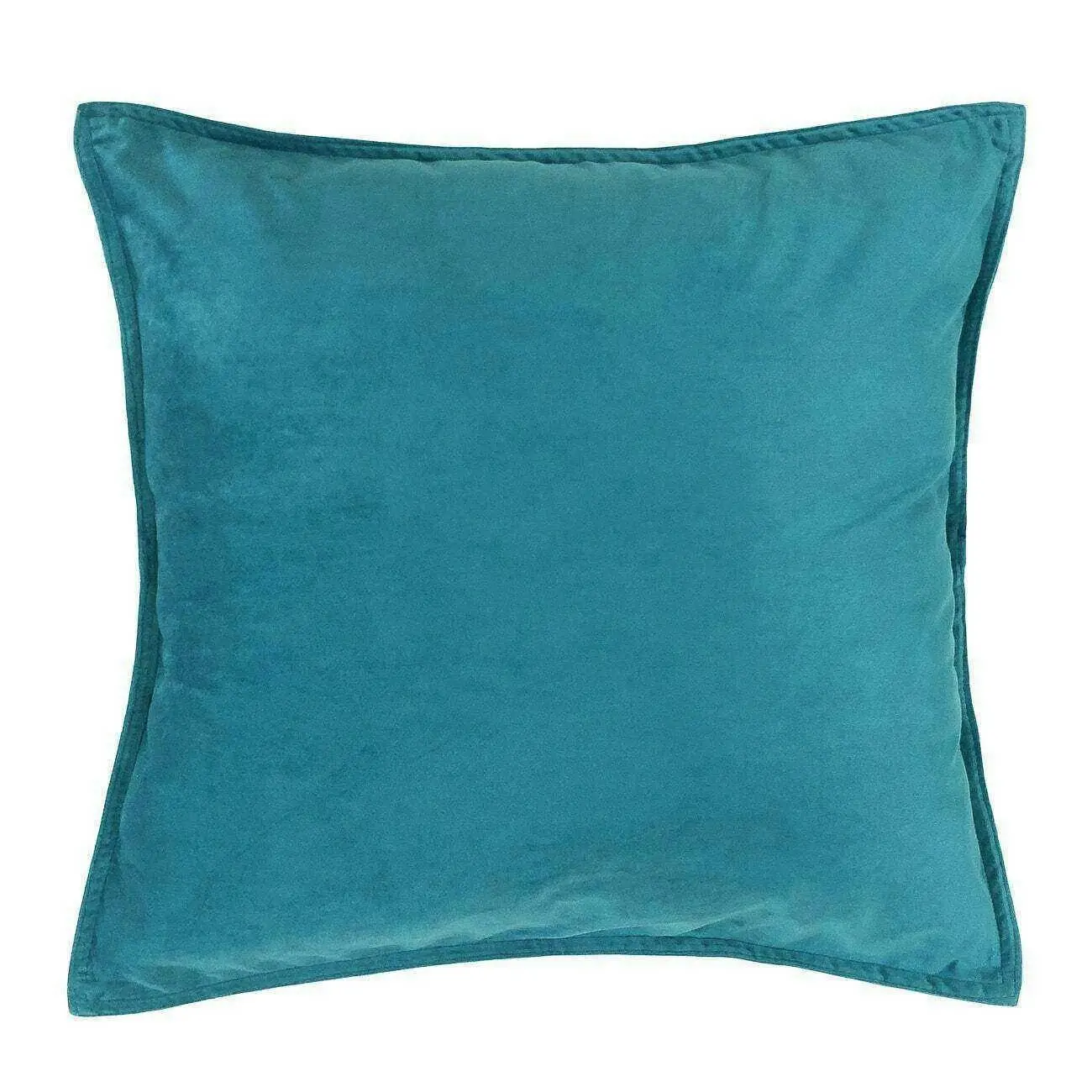 Velvet Cushion Square Aqua