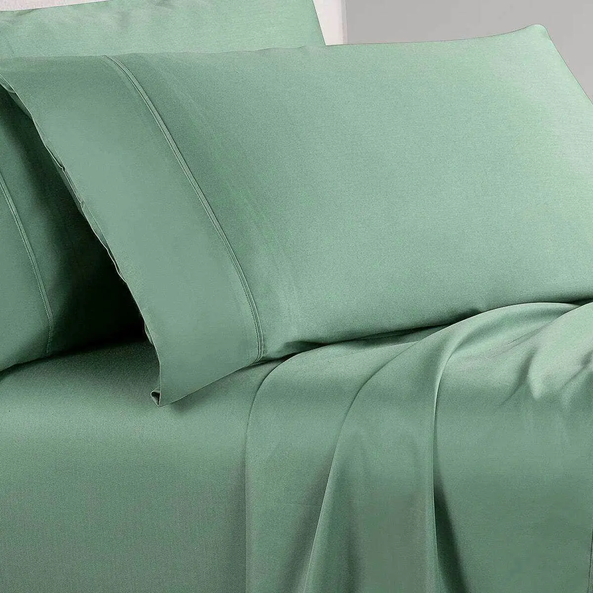 1000TC Cotton Rich Sheet Set Green Queen