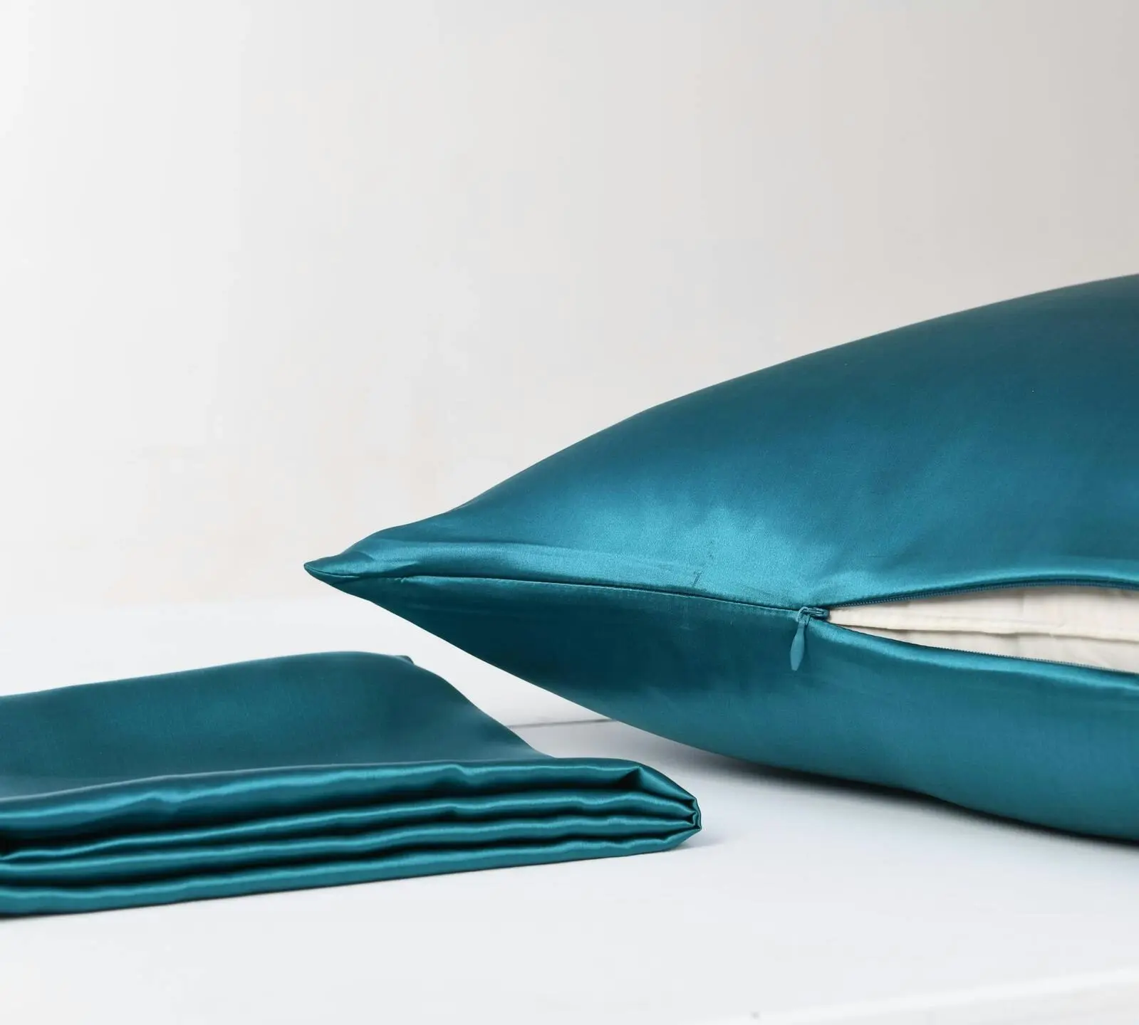 Silk Pillowcase Aqua