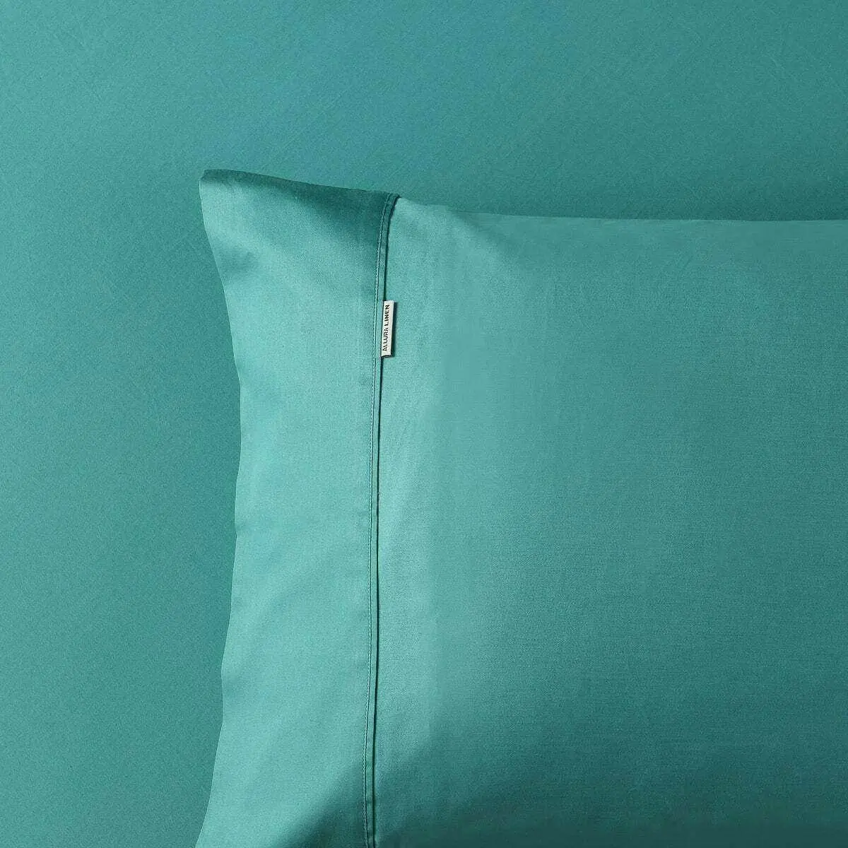 King Size Pillow Case - 400 Thread Count Aqua